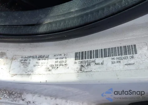 2011 Chrysler 200 Touring from USA, damaged, VIN 1C3BC1FG7BN610482